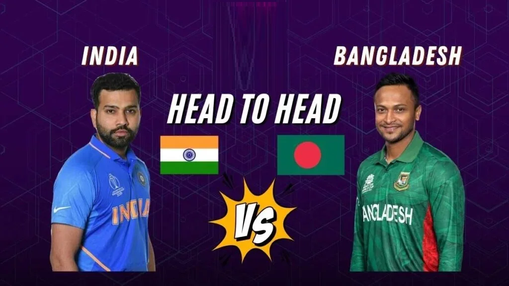 bangladesh national cricket team vs india national cricket team standings